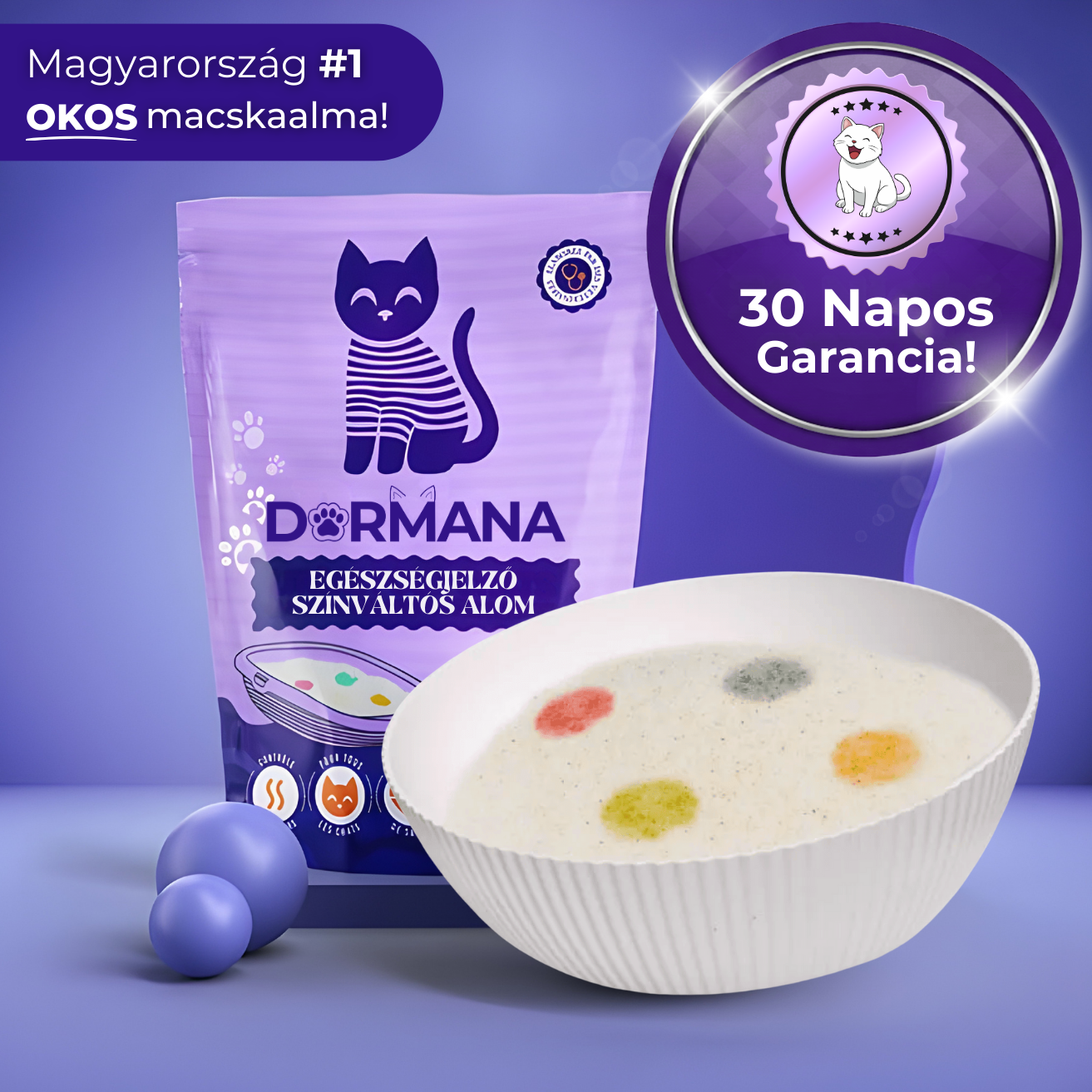 DORMANA - Egészségjelző Színváltós Okosalom